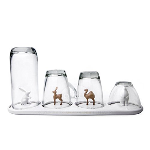égouttoir à verres animaux