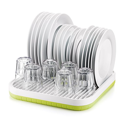 Egouttoir en plastique solide Guzzini, lavable au lave-vaisselle, capacité vaisselle pour 6 couverts ou 16 assiettes